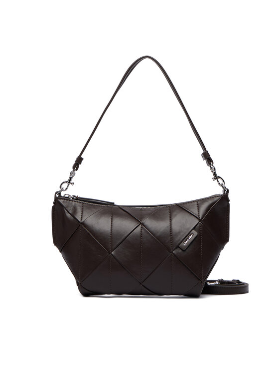 Calvin Klein Calvin Klein Borsetta Woven Shoulder Bag LV04F3546G Marrone