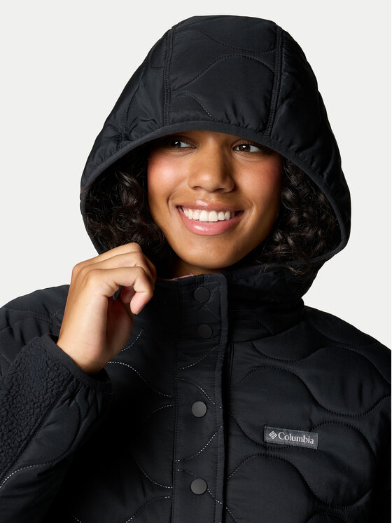 Columbia Columbia Geacă fără fermoar Cloud Point™ 2085891 Negru Regular Fit