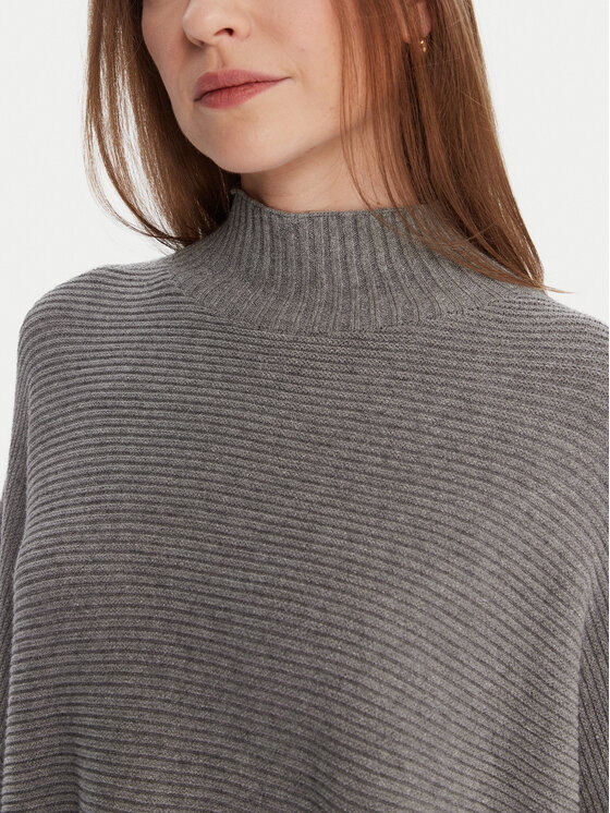 Kontatto Kontatto Пуловер 3M0848C Сив Relaxed Fit
