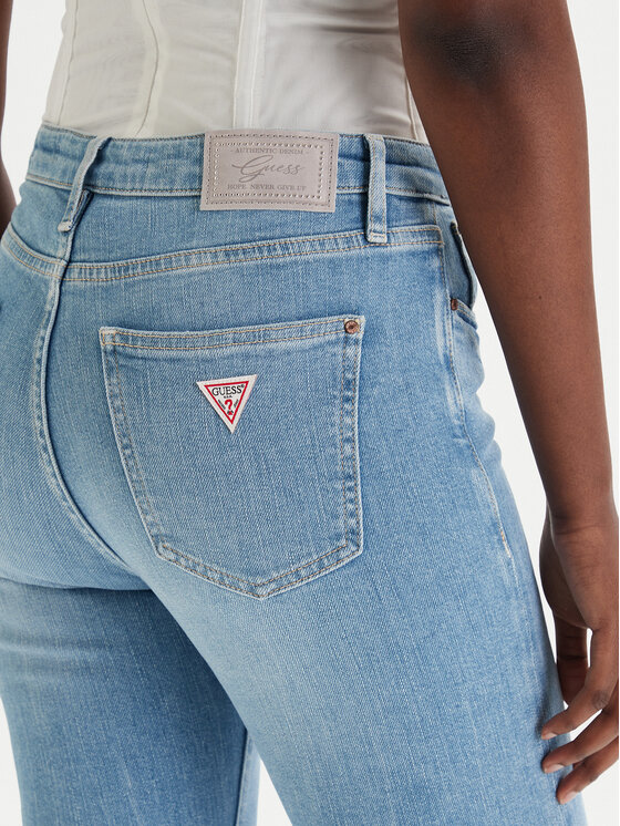 Guess Guess Jeans hlače W6RA0L D6882 Modra