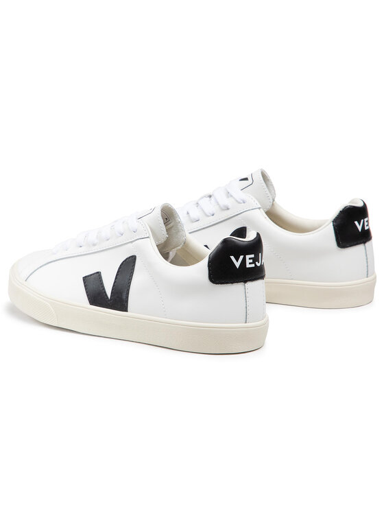 Veja Veja Superge Esplar Logo Leather Extra EO020005A Bela