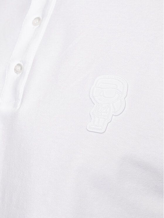 KARL LAGERFELD KARL LAGERFELD Polo 745401 533221 Balts Regular Fit