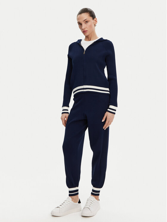 Fracomina Fracomina Strickjacke FJ25ST7003K41601 Dunkelblau Regular Fit