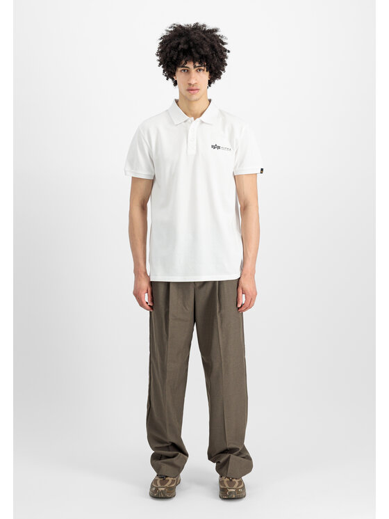 Alpha Industries Alpha Industries Tričko AI.106600-09-XL Biela Basic Fit