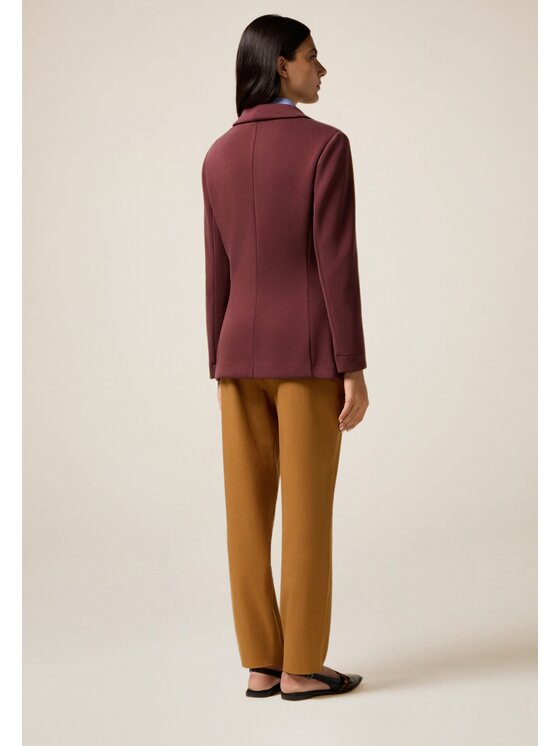 Oltre Oltre Felpa G807J004426N036 Bordeaux Regular Fit