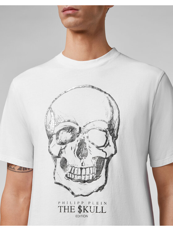 PHILIPP PLEIN PHILIPP PLEIN T-Shirt 10879 Biały Regular Fit