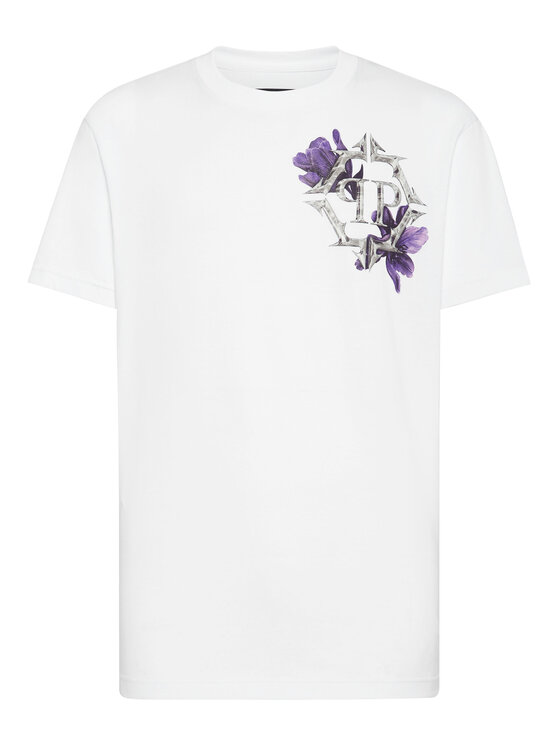 PHILIPP PLEIN PHILIPP PLEIN T-shirt 4181 Bianco Regular Fit