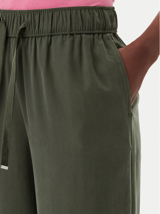 Tom Tailor Tom Tailor Culotte nadrág 1045438 Zöld Regular Fit