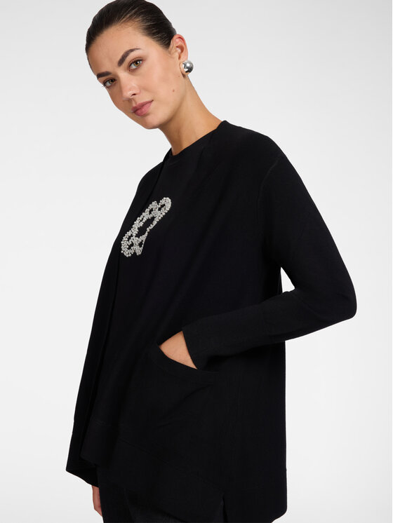 Elena Mirò Elena Mirò Cardigan M009Z000768N033 Nero Over Fit