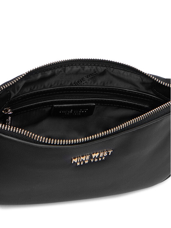 Nine West Nine West Дамска чанта CEO-VELVET CHARM-LA374-4788 Черен