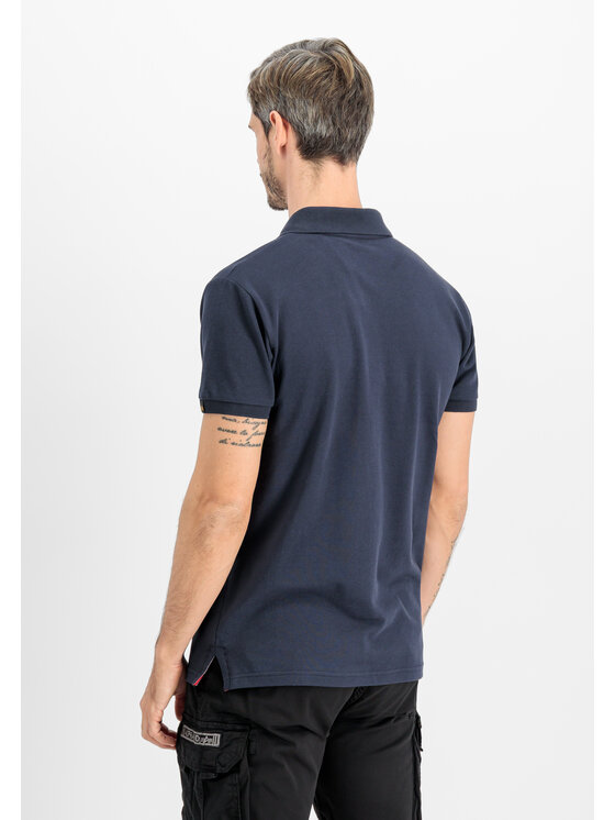 Alpha Industries Alpha Industries Tričko AI.106600-07-XXL Tmavomodrá Basic Fit