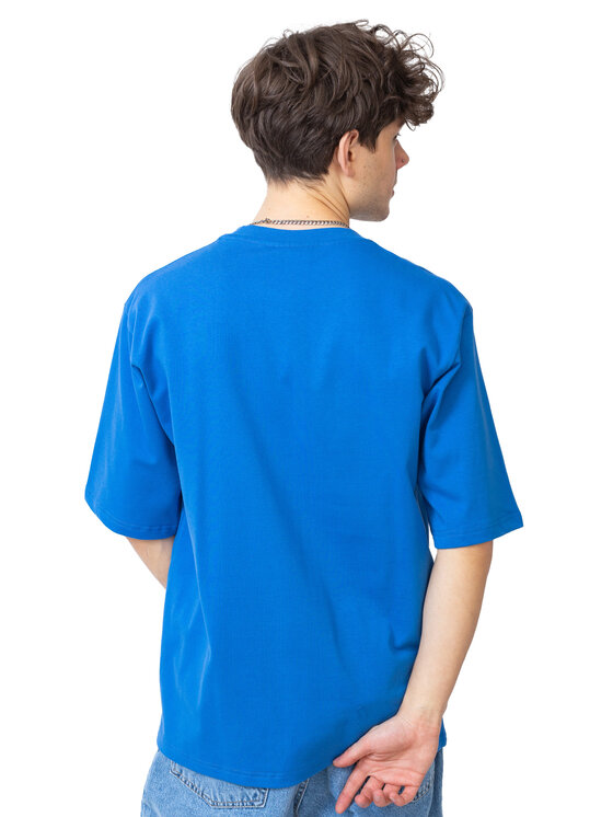 Mercur Mercur T-Shirt Spike Niebieski Comfortable Fit