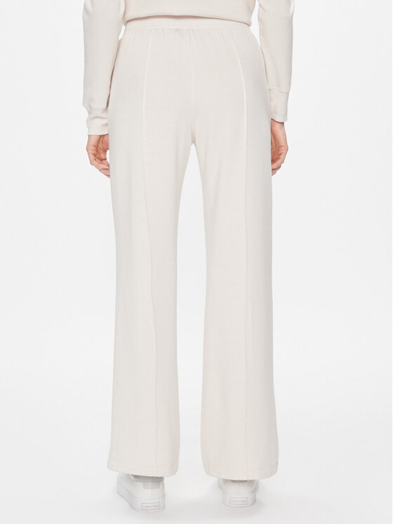 DKNY Sport DKNY Sport Hlače iz tkanine DP3P3339 Écru Wide Leg