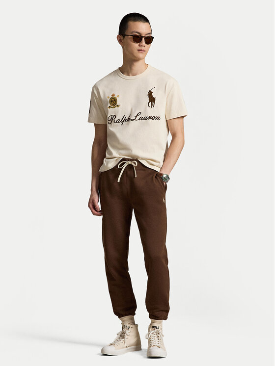 Polo Ralph Lauren Polo Ralph Lauren Tričko 710B20010001 Krémová Regular Fit