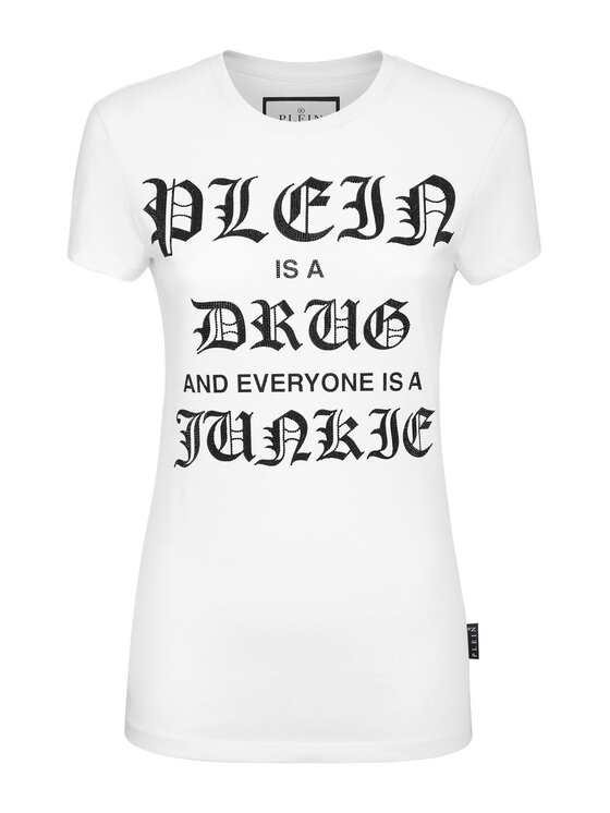 PHILIPP PLEIN PHILIPP PLEIN T-Shirt 2453 Biały