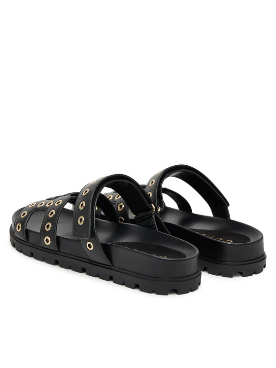 Guess Guess Klapki FLPFAS ELE03 Czarny