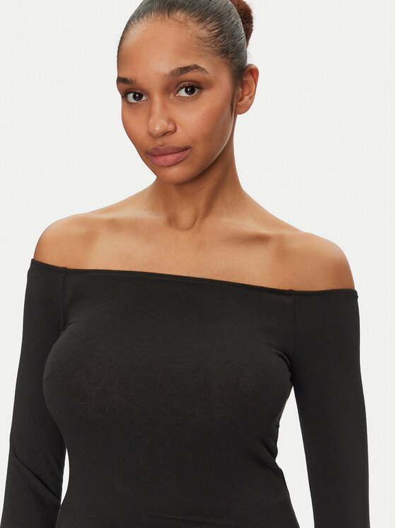 ONLY ONLY Bluse Glamour 15339763 Schwarz Slim Fit