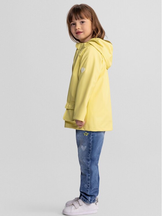 minoti minoti Kurtka przeciwdeszczowa 30COAT104 Żółty Regular Fit