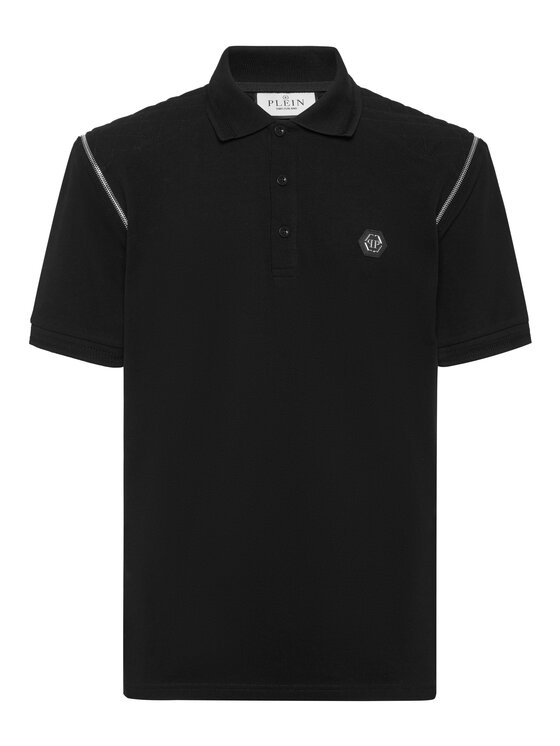 PHILIPP PLEIN PHILIPP PLEIN Polokošeľa 27125 Čierna Slim Fit
