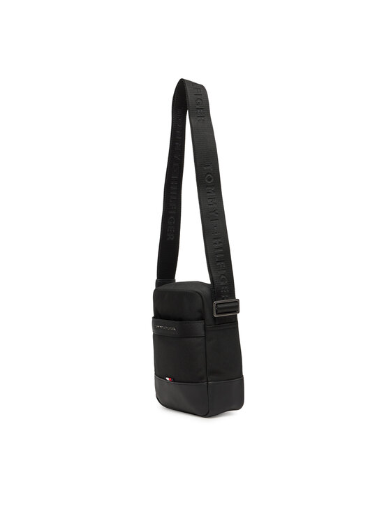 Tommy Hilfiger Tommy Hilfiger Τσαντάκι Th Nylon Travel Mini Reporter AM0AM13472 Μαύρο