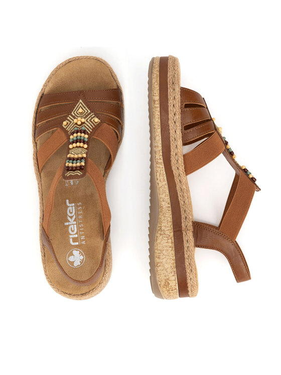 Rieker Rieker Sandalen V0921-24 Braun