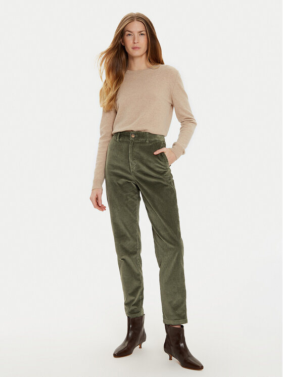 United Colors Of Benetton United Colors Of Benetton Pantaloni di tessuto 4ZENDF07H Cachi Relaxed Fit