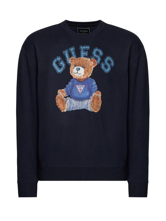 Guess Guess Світшот M6YQ39 K5451 Cиній Regular Fit