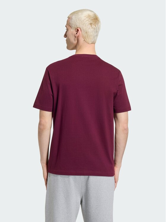 adidas adidas T-Shirt 164741 Czerwony ciemny Regular Fit