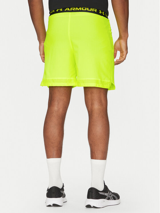 Under Armour Under Armour Szorty sportowe Vanish Woven 6in 1373718 Żółty Regular Fit