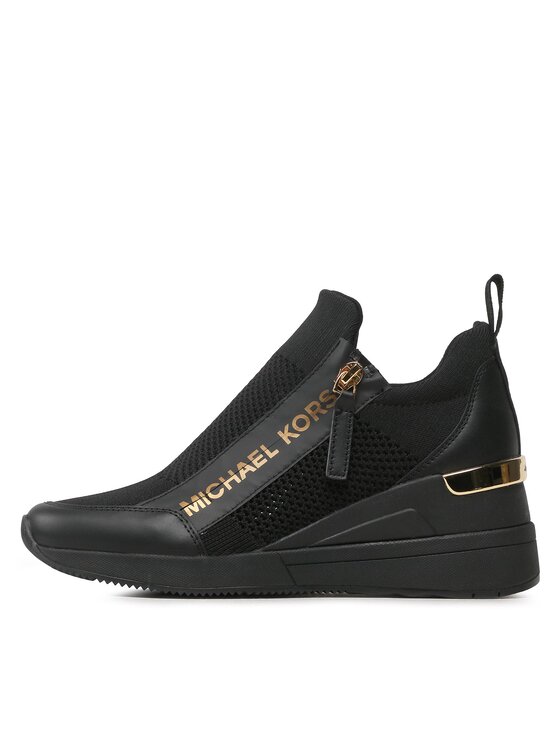 MICHAEL Michael Kors MICHAEL Michael Kors Laisvalaikio batai Willis Wedge Trainer 43F3WIFS1D Juoda