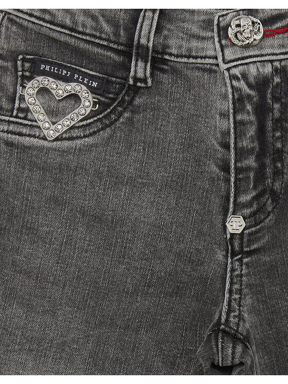 PHILIPP PLEIN PHILIPP PLEIN Jegginsy 20161 Szary Comfort Fit