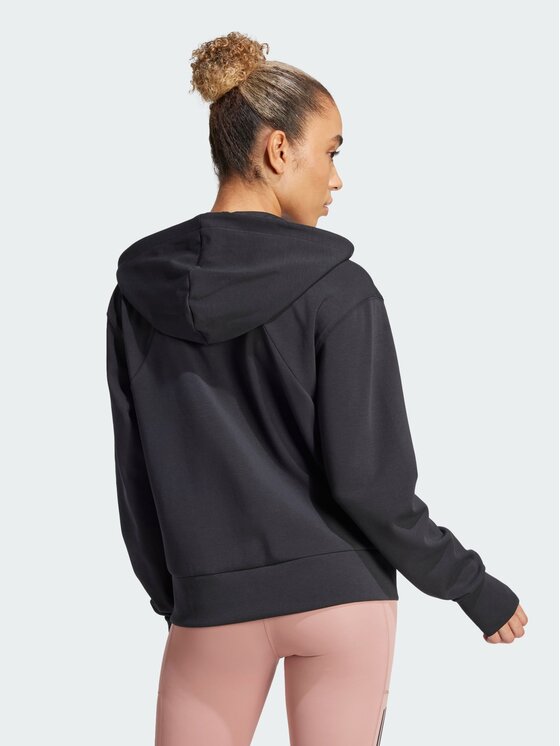 adidas adidas Bluza techniczna 140019 Czarny Loose Fit