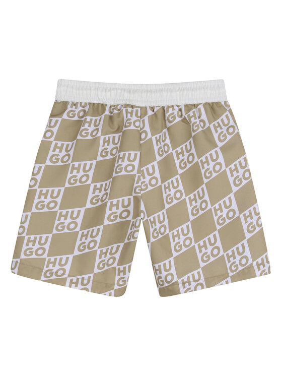 HUGO HUGO Plaukimo šortai G00979 S Smėlio Regular Fit