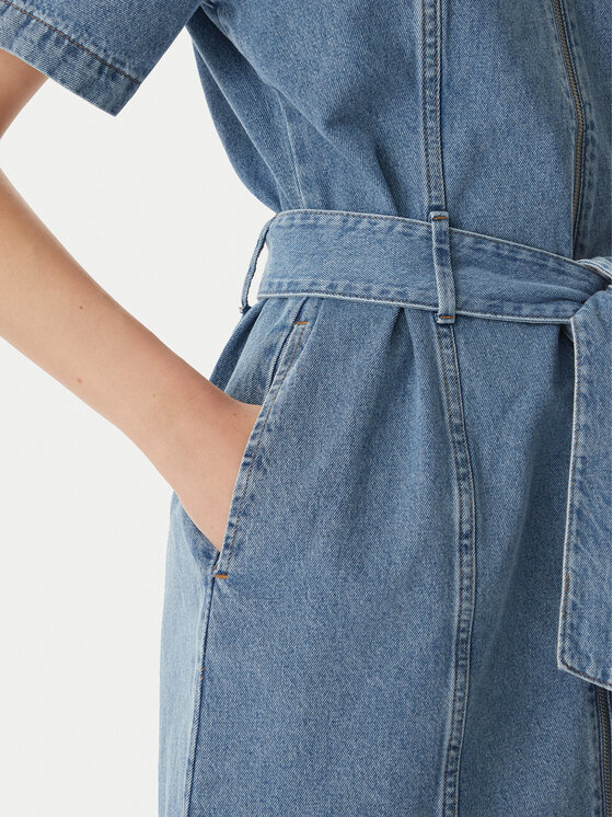 Calvin Klein Jeans Calvin Klein Jeans Jeans haljina LV047G738G Plava Slim Fit