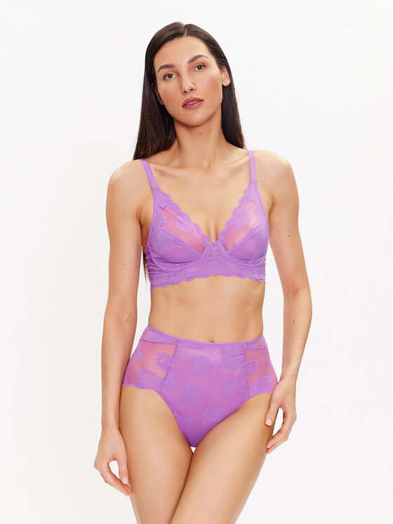 Triumph Triumph Biustonosz bezfiszbinowy Amourette 10214464 Fioletowy