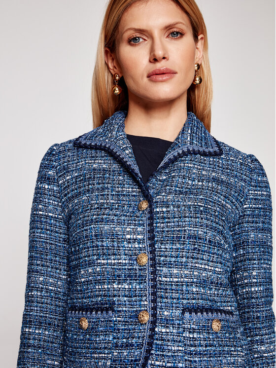 Luisa Spagnoli Luisa Spagnoli Sacou Viry 3561 Albastru Regular Fit