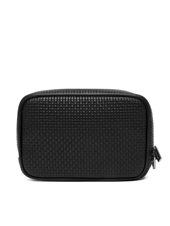 Calvin Klein Calvin Klein Taška cez rameno Embossed Woven Zip Pouch LV04D1111G Čierna