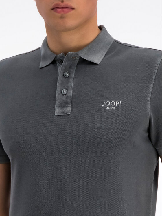 JOOP! Jeans Joop! Jeans Polokošile 30016355 Šedá Slim Fit