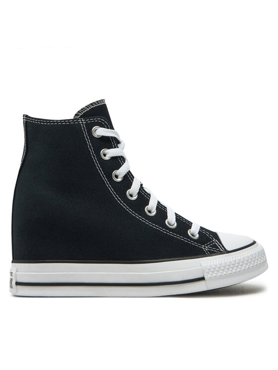 Női Tornacipő Converse, Méret: 42, Fekete, Chuck Taylor All Star Wedge Platform A11909C