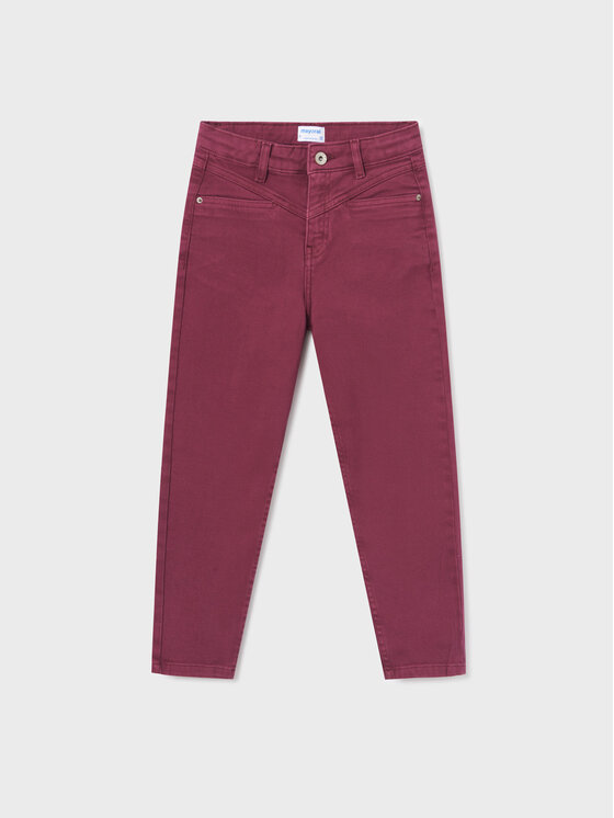 Mayoral Mayoral Medžiaginės kelnės 7.510 Violetinė Regular Fit