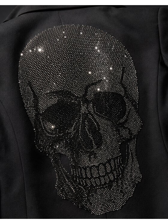 PHILIPP PLEIN PHILIPP PLEIN Marynarka 31563 Czarny Loose Fit