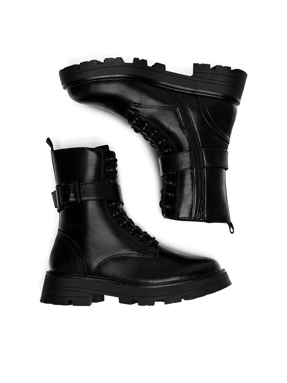 Jenny Fairy Jenny Fairy Schnürstiefeletten WYL3372-3 Schwarz
