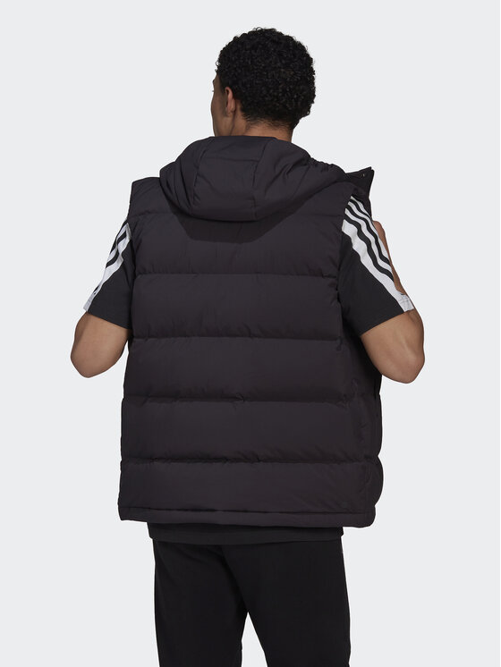 adidas adidas Жилет Helionic Hooded Down Vest HG6277 Чорний Regular Fit