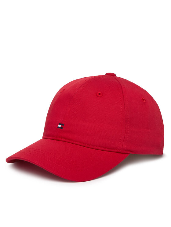 Tommy Hilfiger Tommy Hilfiger Kšiltovka Th Flag Soft 6 Panel Cap AW0AW17781 Červená