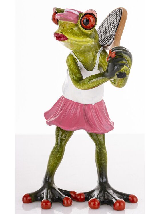 MIAhome MIAhome Figurka żabka FROGG tenisistka Zielony