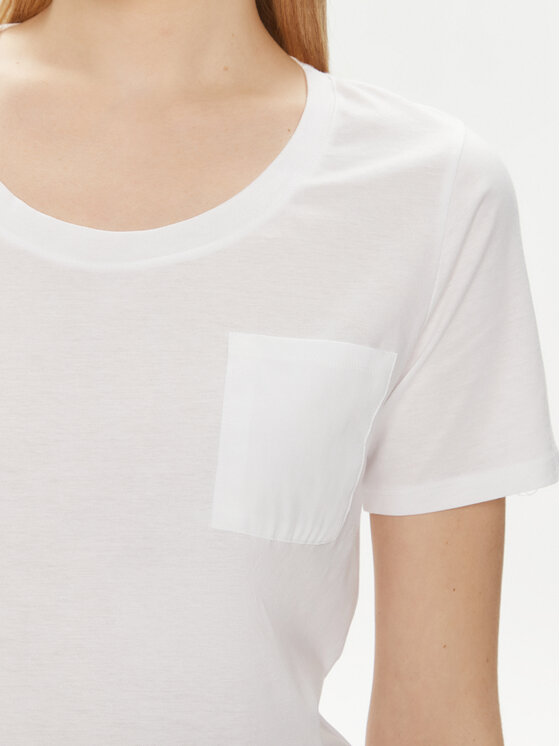 United Colors Of Benetton United Colors Of Benetton Marškinėliai 3J5CD106R Balta Regular Fit