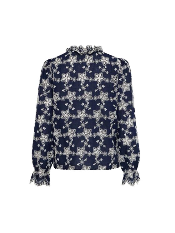 ICHI ICHI Πουκάμισο Camicia ihfluna ls Μπλε Regular Fit