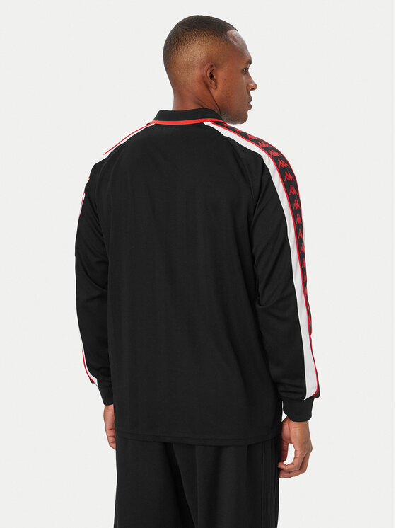 Kappa Kappa Polo särk 311U78W Must Comfort Fit
