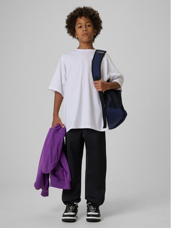 4F 4F T-Shirt 4FJRAW26TTSHM4527-10S Biały Regular Fit
