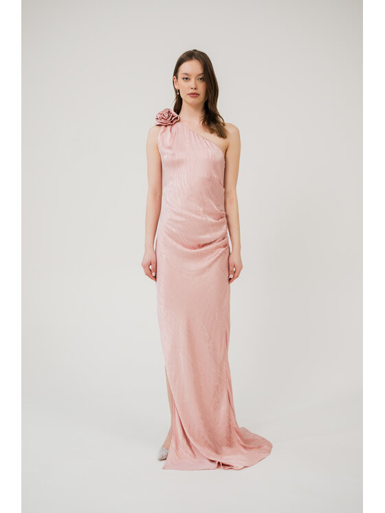 ROSE AVENUE ROSE AVENUE Sukienka koktajlowa LAUREN Różowy Regular Fit
